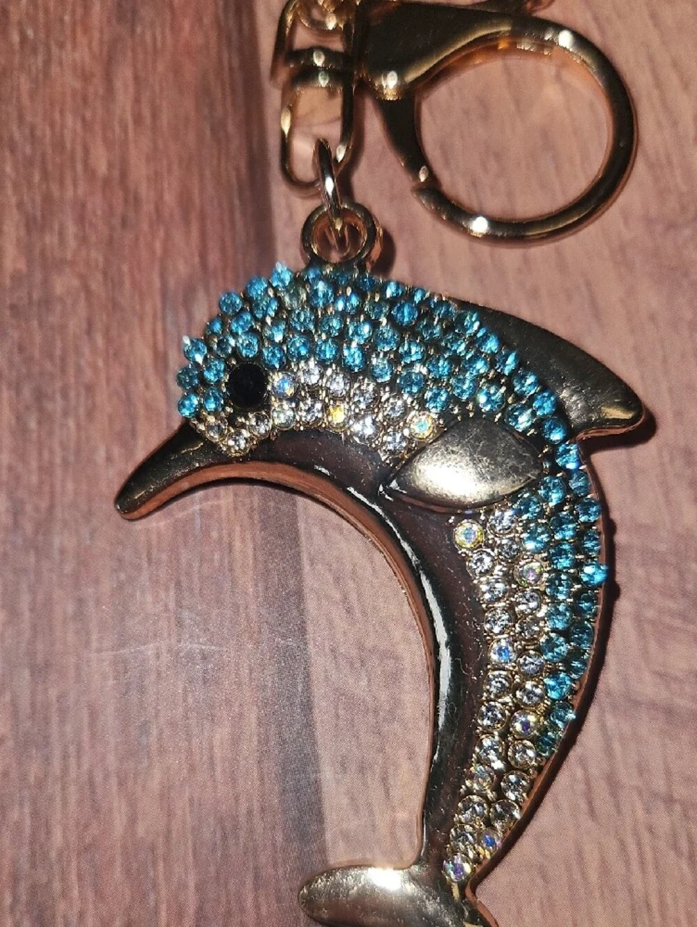 Sparkling Dolphin Keychains New